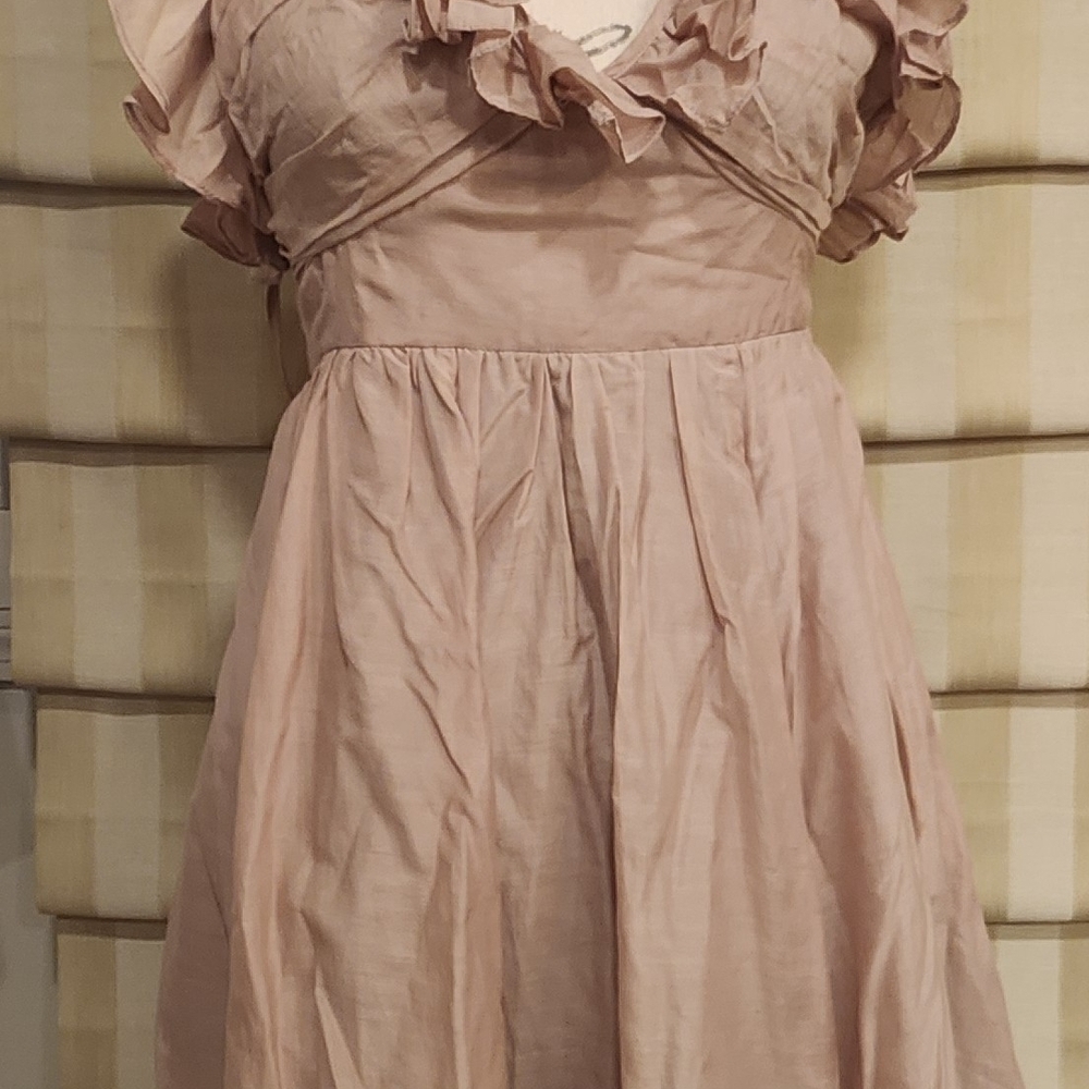 Esley Pink Backless Dress